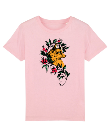 FOX drawing Cotton Pink
