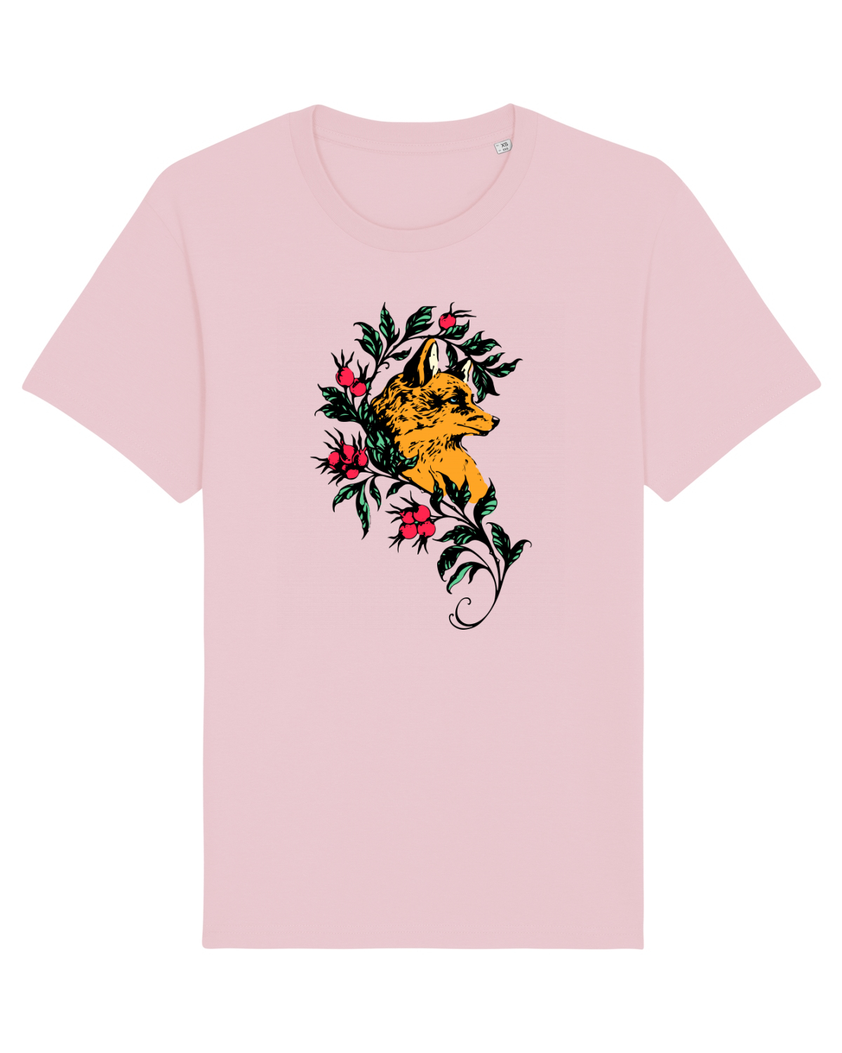 Tricou mânecă scurtă Unisex Rocker Cotton Pink