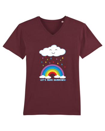 Let's make rainbows. Burgundy