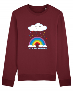 Let's make rainbows. Bluză mânecă lungă Unisex Rise