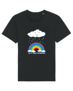 Let's make rainbows. Tricou mânecă scurtă Unisex Rocker