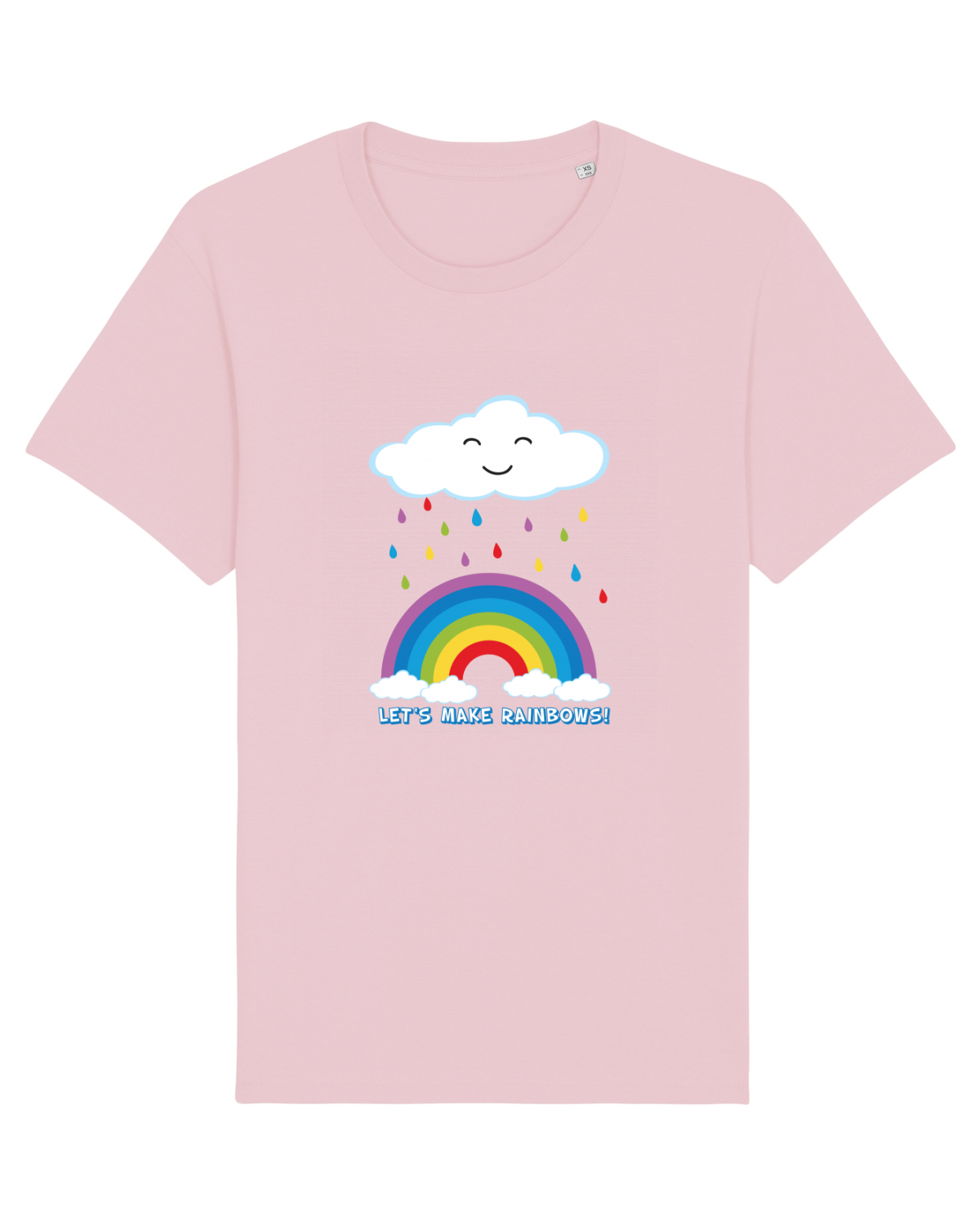 Tricou mânecă scurtă Unisex Rocker Cotton Pink