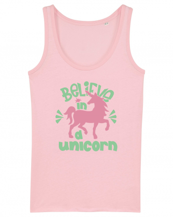 Believe In A Unicorn Cotton Pink