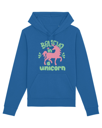 Believe In A Unicorn Royal Blue