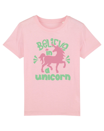 Believe In A Unicorn Cotton Pink