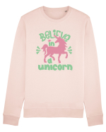 Believe In A Unicorn Bluză mânecă lungă Unisex Rise