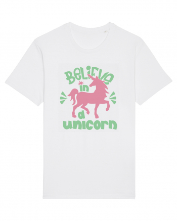 Believe In A Unicorn White