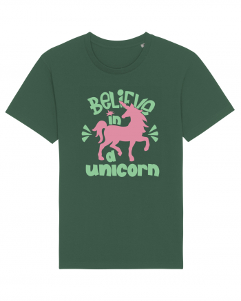 Believe In A Unicorn Bottle Green