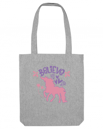 Believe In Unicorns Heather Grey