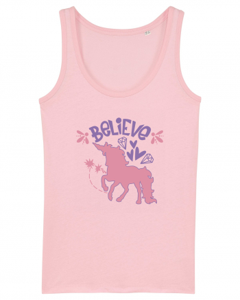 Believe In Unicorns Cotton Pink