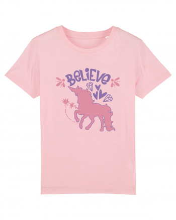 Believe In Unicorns Cotton Pink