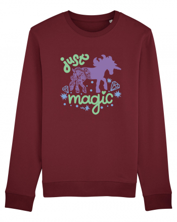 Just Magic Unicorn Burgundy