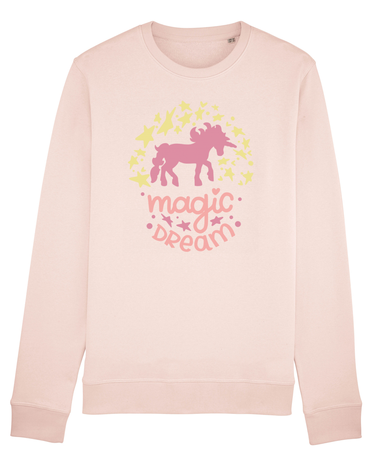 Bluză mânecă lungă Unisex Rise Candy Pink