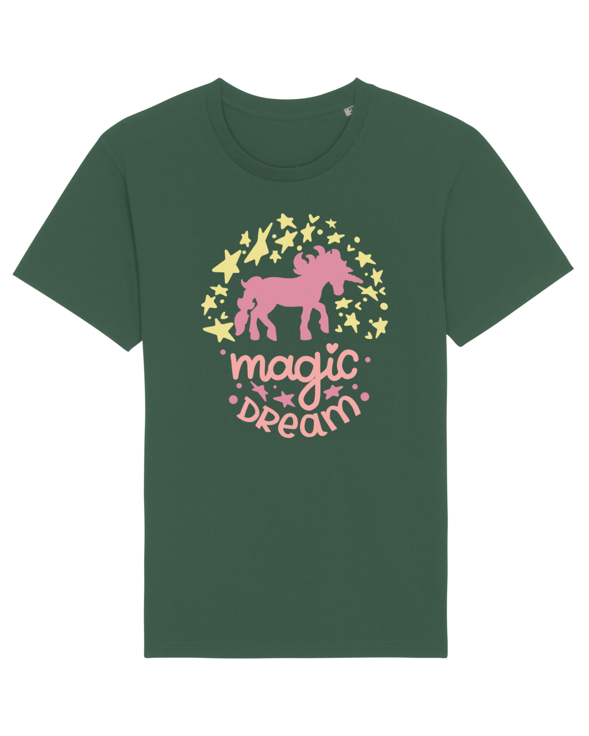 Tricou mânecă scurtă Unisex Rocker Bottle Green