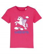 Rainbow Unicorn Tricou mânecă scurtă  Copii Mini Creator