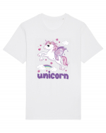 Rainbow Unicorn Tricou mânecă scurtă Unisex Rocker