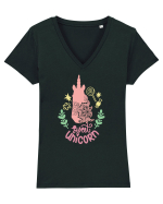 Sweet Unicorn Tricou mânecă scurtă guler V Damă Evoker