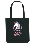 Time To Be A Unicorn Sacoșă textilă