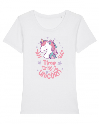 Time To Be A Unicorn White