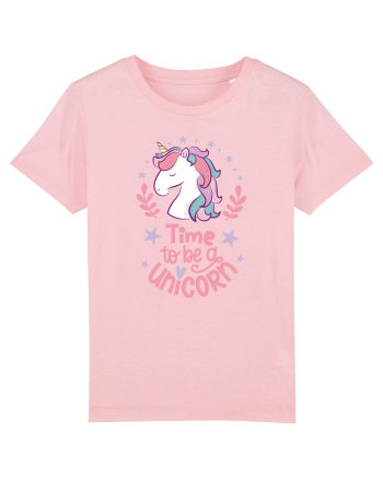 Time To Be A Unicorn Cotton Pink