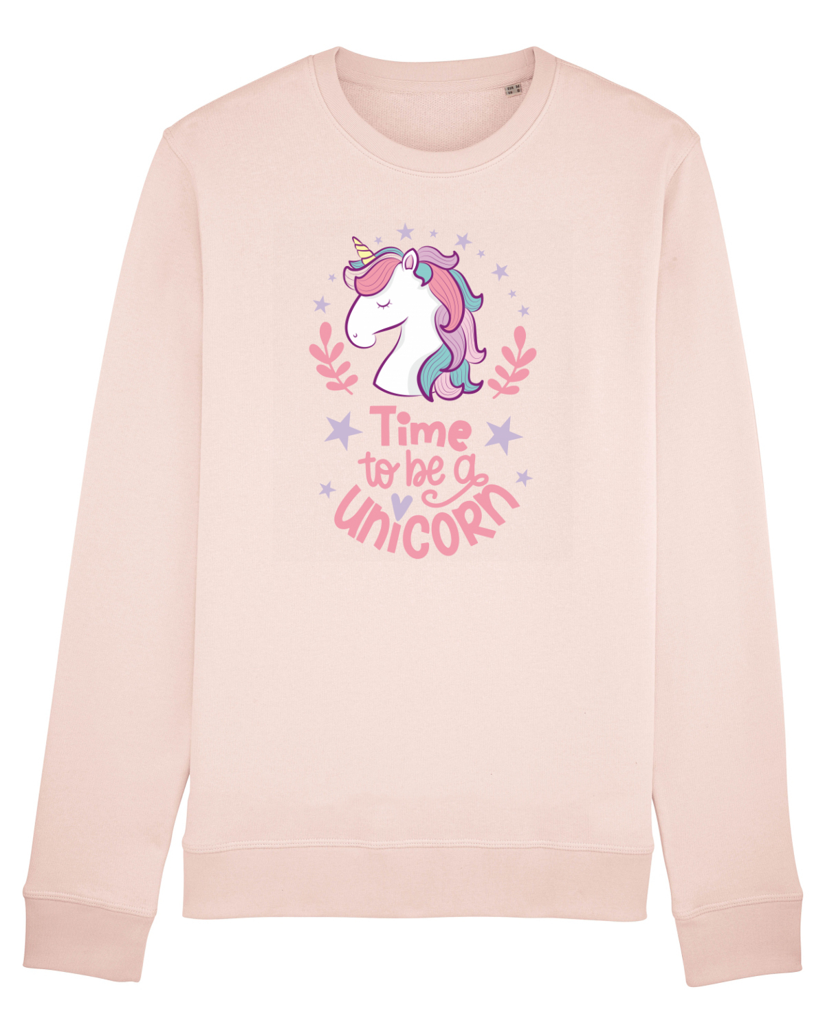 Bluză mânecă lungă Unisex Rise Candy Pink