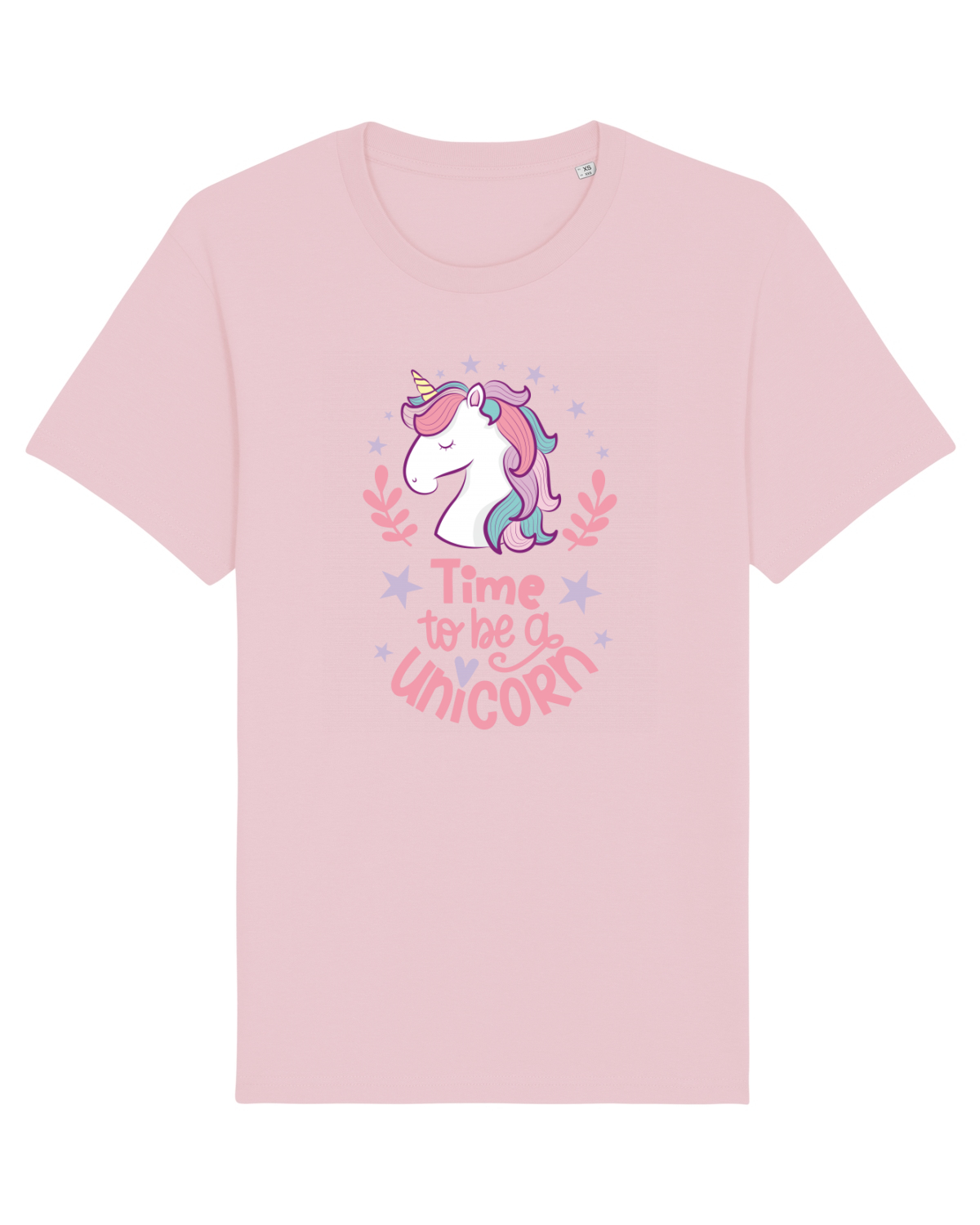 Tricou mânecă scurtă Unisex Rocker Cotton Pink