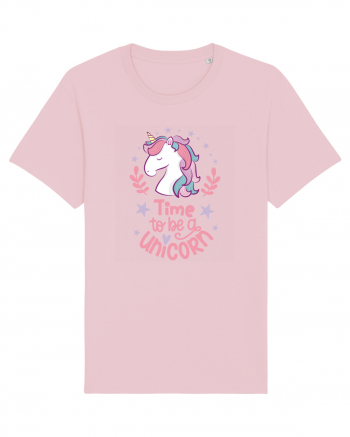 Time To Be A Unicorn Cotton Pink