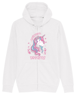 Unicorn Dreams Hanorac cu fermoar Unisex Connector