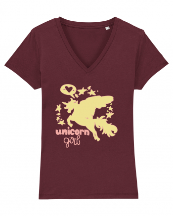 Unicorn Girl Burgundy