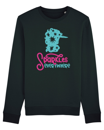 Unicorn Sparkles Everywhere Black