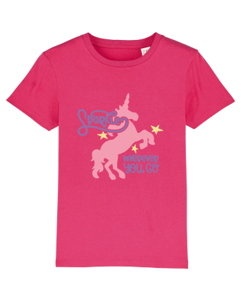 Unicorn Sparkles Wherever You Go Raspberry