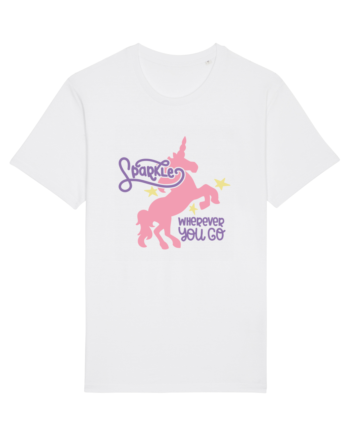 Tricou mânecă scurtă Unisex Rocker White