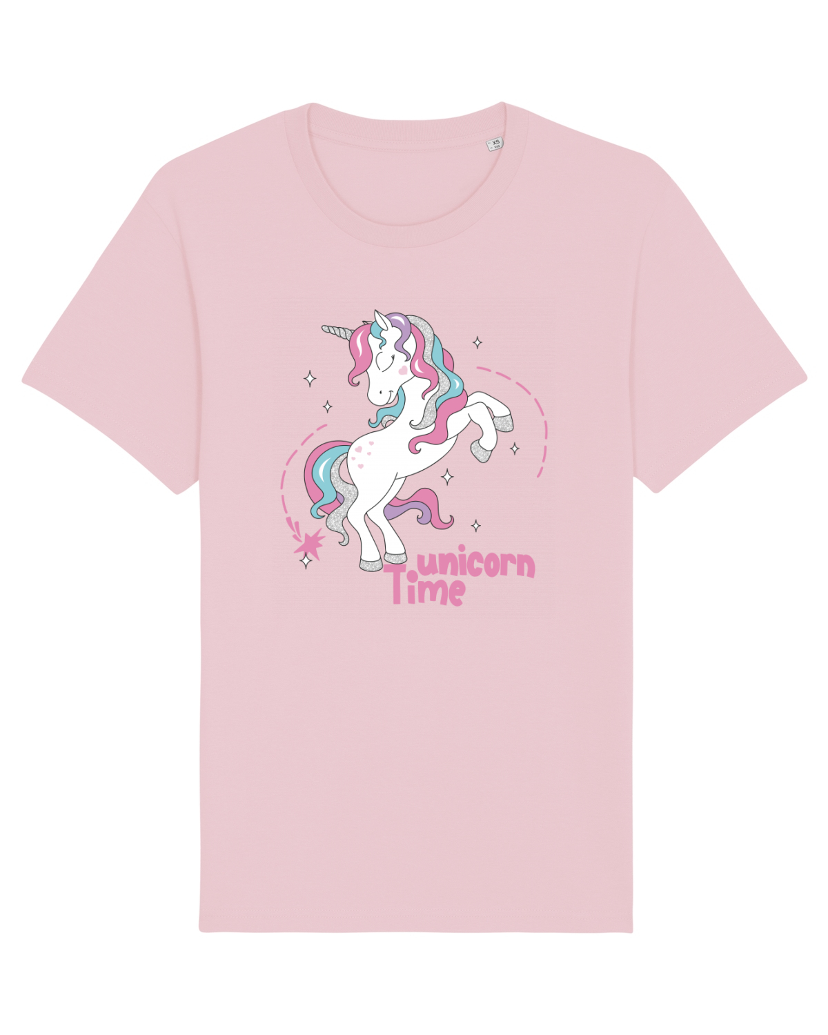 Tricou mânecă scurtă Unisex Rocker Cotton Pink