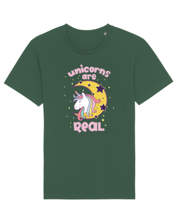 Unicorns Are Real Bottle Green