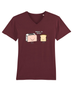Vreau sa zbor! Tricou mânecă scurtă guler V Bărbat Presenter