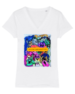 Copii Tricou mânecă scurtă guler V Damă Evoker