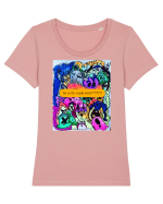 Copii Tricou mânecă scurtă guler larg fitted Damă Expresser