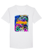 Copii Tricou mânecă scurtă guler larg Bărbat Skater