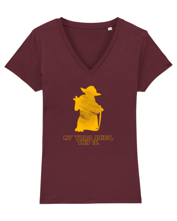 My Yoda shirt, this is. Burgundy