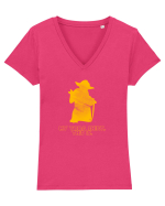My Yoda shirt, this is. Tricou mânecă scurtă guler V Damă Evoker