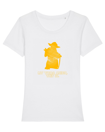 My Yoda shirt, this is. White