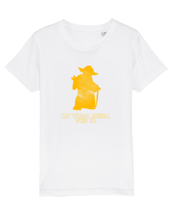 My Yoda shirt, this is. White
