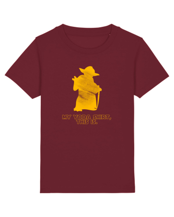 My Yoda shirt, this is. Burgundy