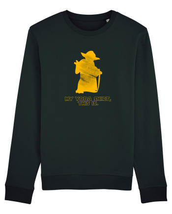 My Yoda shirt, this is. Black