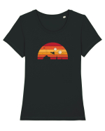 Tattoine Planet Tricou mânecă scurtă guler larg fitted Damă Expresser