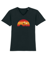 Tattoine Planet Tricou mânecă scurtă guler V Bărbat Presenter