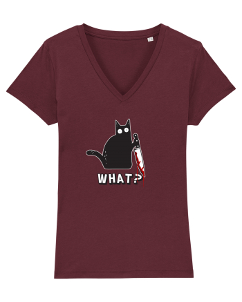 Crazy Killer Cat  Burgundy