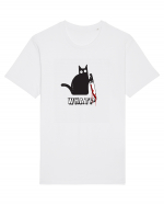 Crazy Killer Cat  Tricou mânecă scurtă Unisex Rocker