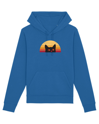 Retro Cat  Royal Blue