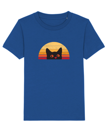 Retro Cat  Majorelle Blue